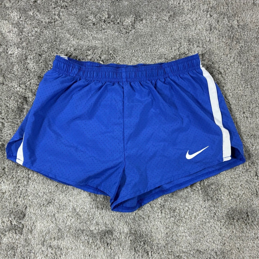 Nike Fast 2" Running Shorts Mens Small Blue Dri-FIT Lined CV2821-494
